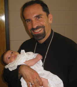 Fr. Robert and daughter Anastasia