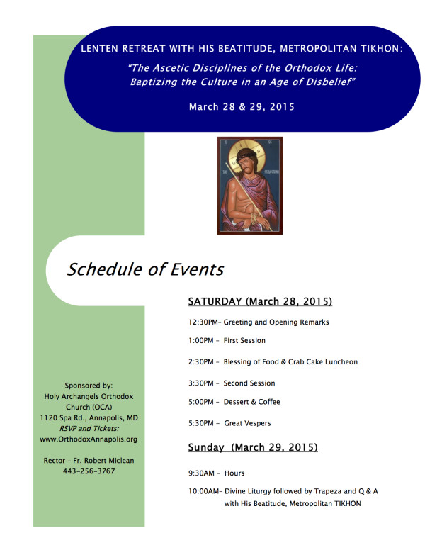 Lenten Retreat Program-28 March 15--Revised